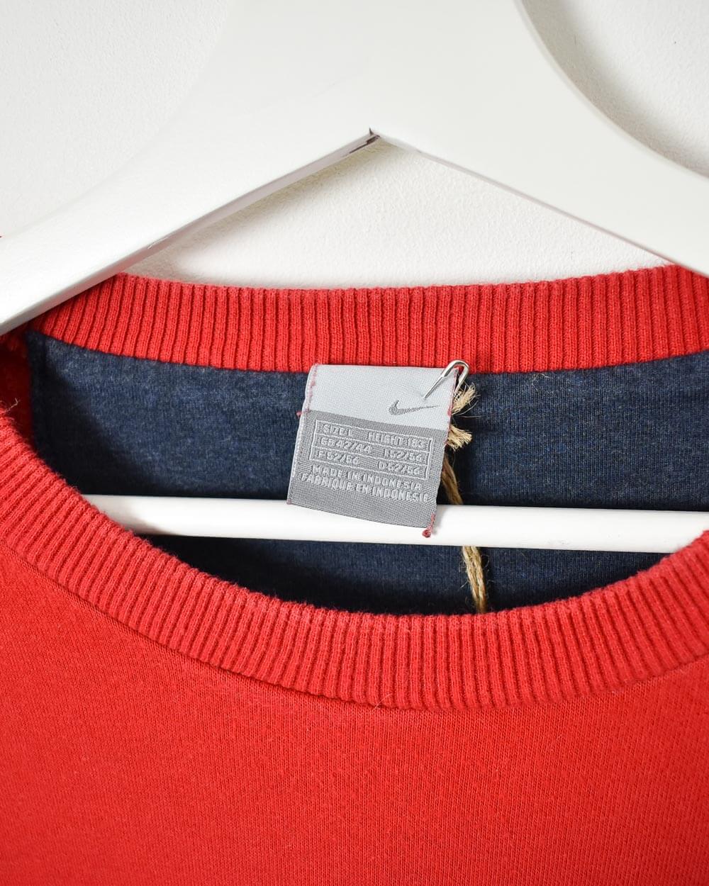 Red Nike Sweatshirt - Large