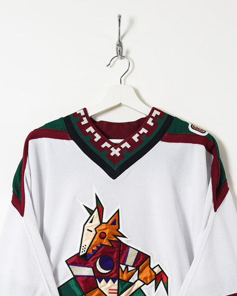 Vintage 90s Logo 7 NHL Phoenix Coyotes Crewneck Sweatshirt 