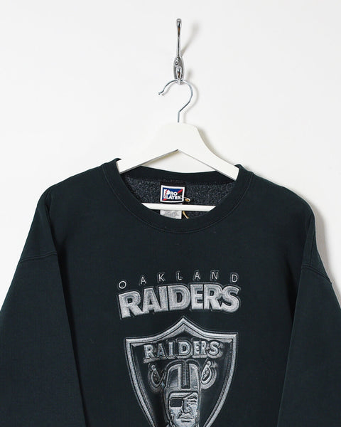 Vintage 1990s Distressed Oakland Raiders Football T-Shirt