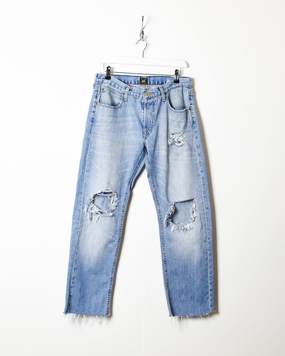 BabyBlue Lee Distressed Raw Edge Jeans - W32 L28