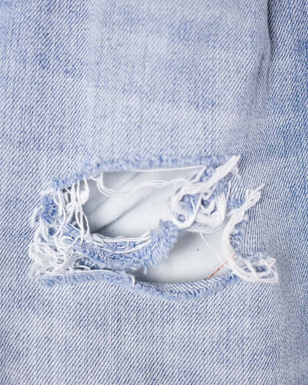 BabyBlue Lee Distressed Raw Edge Jeans - W32 L28