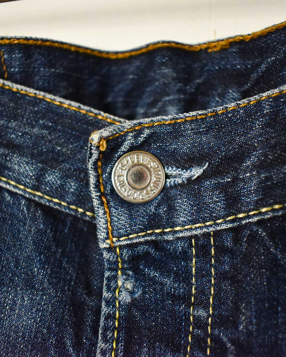 Navy Levi's 501 Jeans - W34 L34