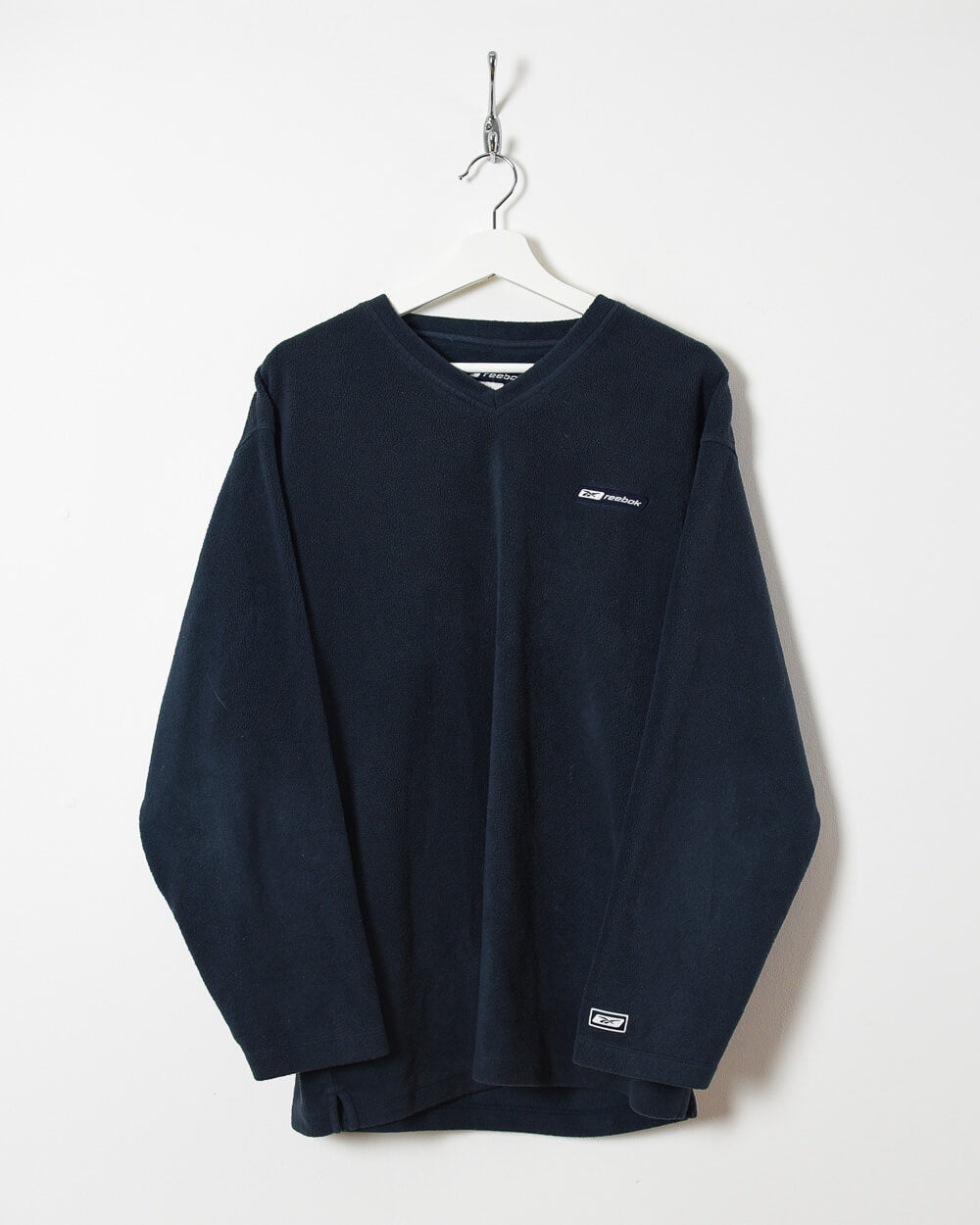Navy Reebok Pullover Fleece - Large