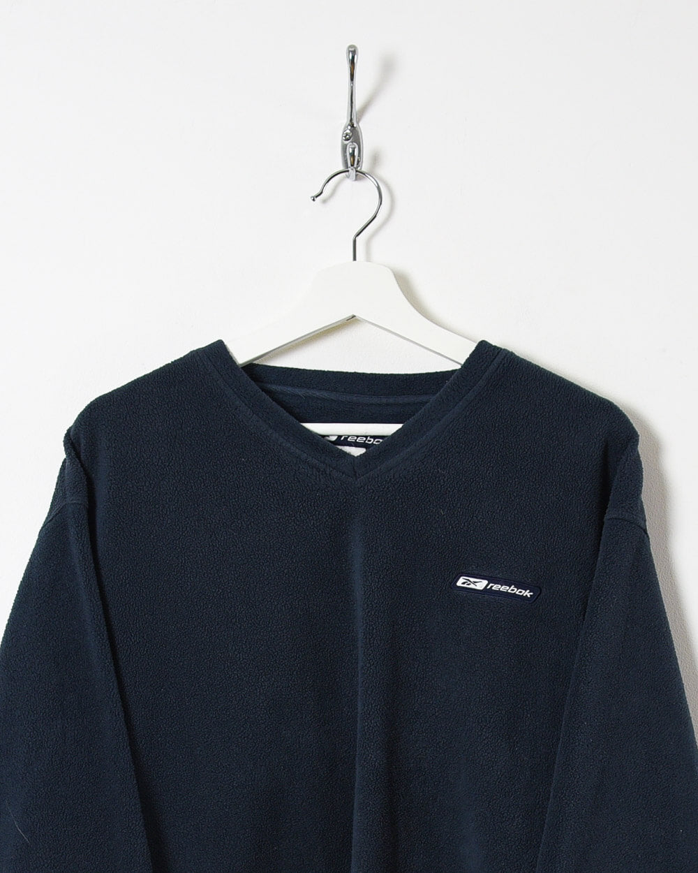 Navy Reebok Pullover Fleece - Large