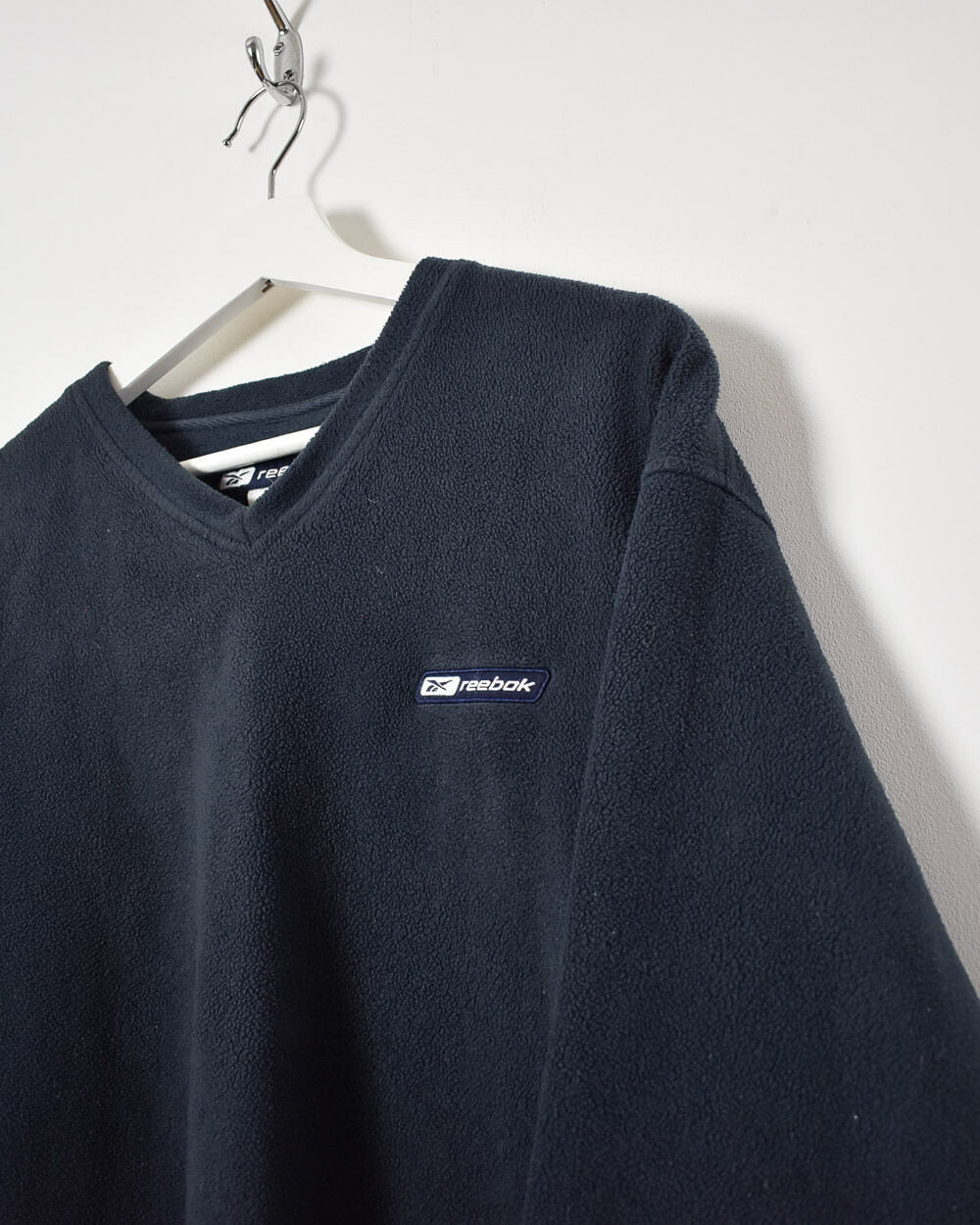 Navy Reebok Pullover Fleece - Large