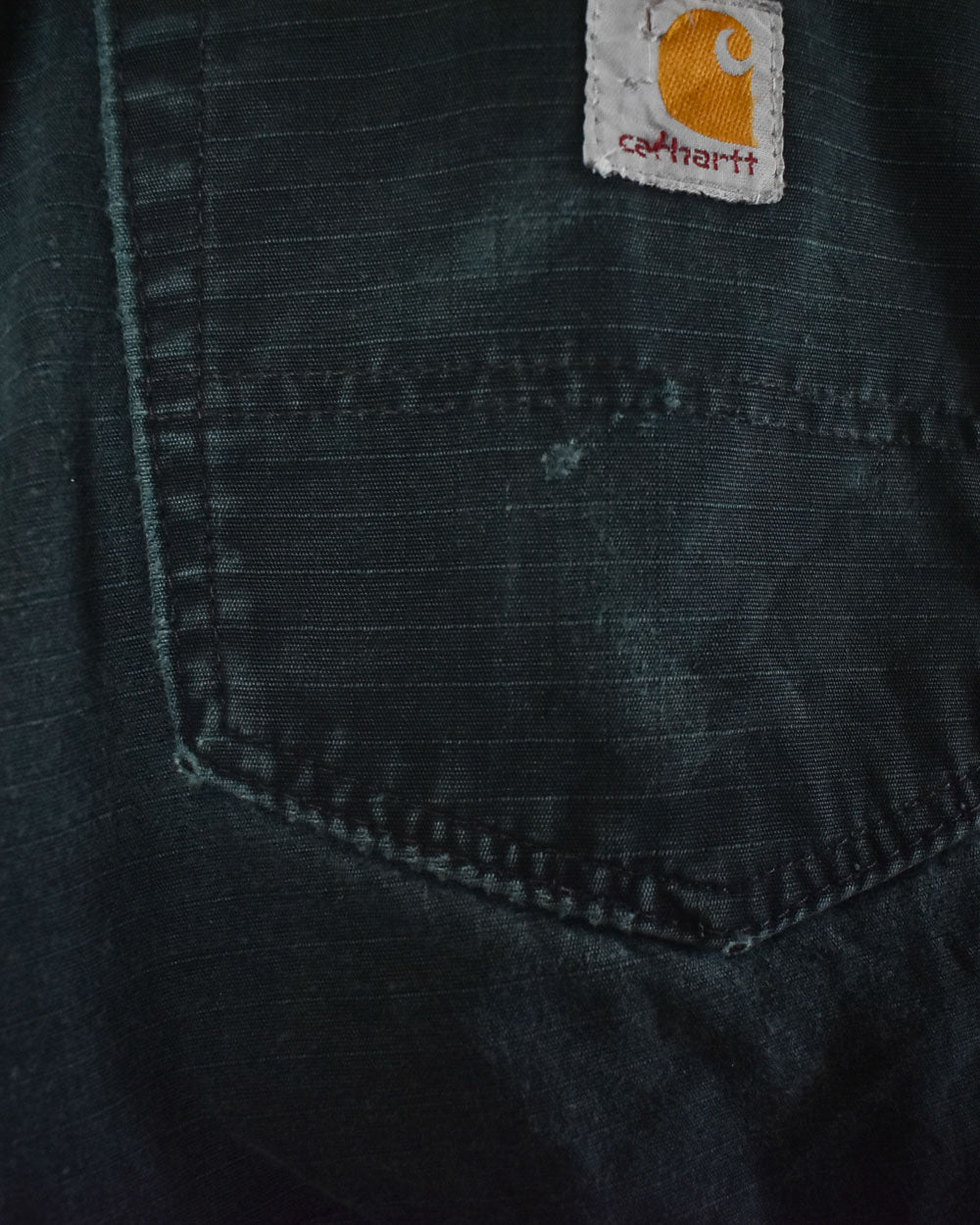 Black Carhartt Double Knee Carpenter Cargo Jeans - W36 L33