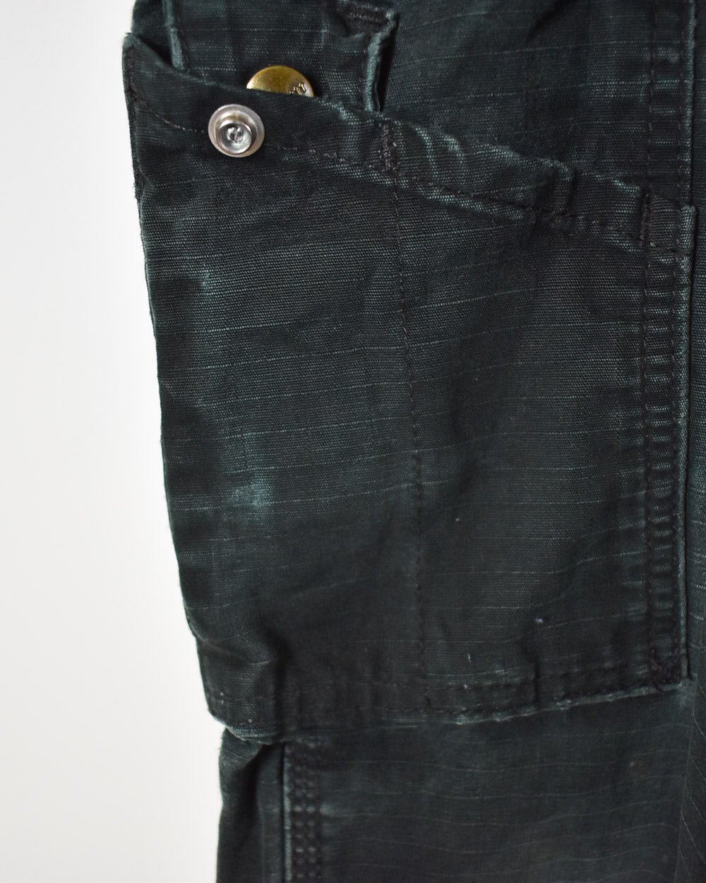 Black Carhartt Double Knee Carpenter Cargo Jeans - W36 L33