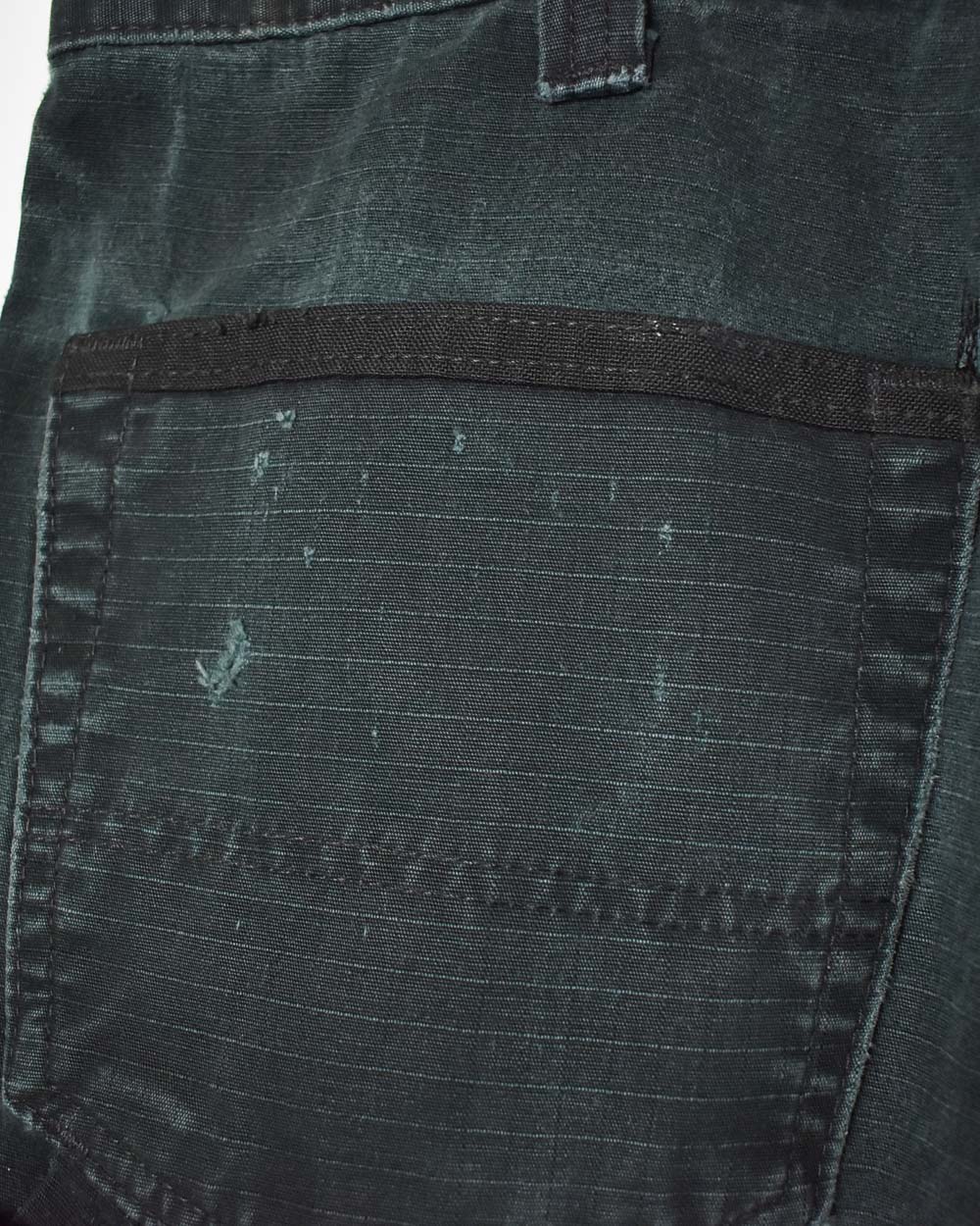 Black Carhartt Double Knee Carpenter Cargo Jeans - W36 L33