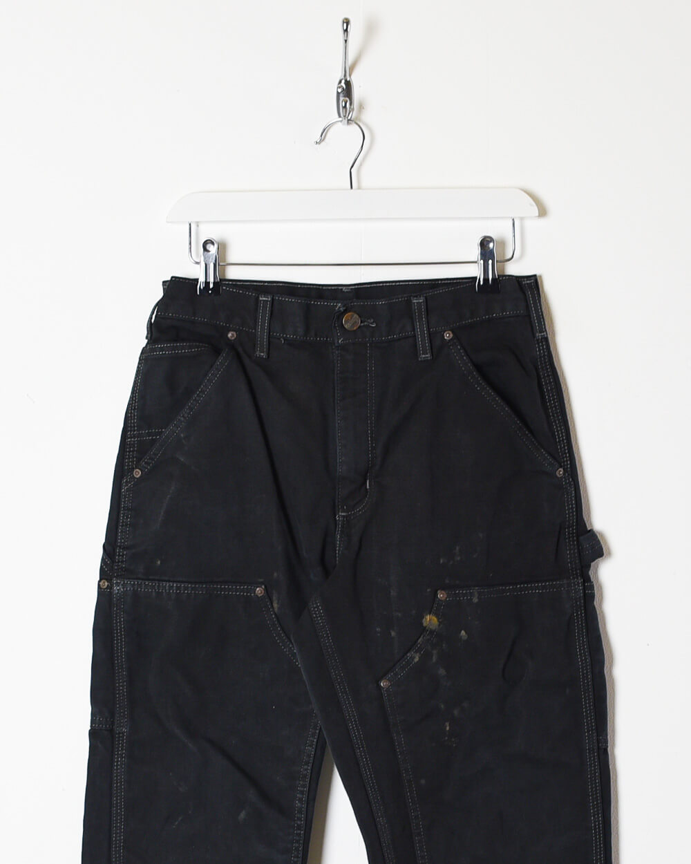 Black Carhartt Heavyweight Double Knee Carpenter Jeans - W30 L30