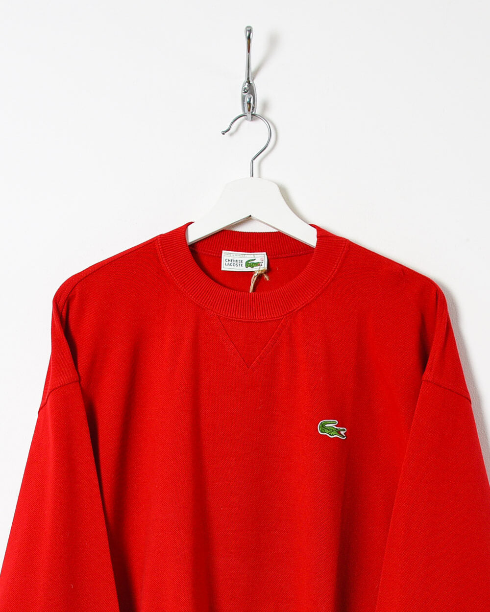 Red Chemise Lacoste Sweatshirt - Large