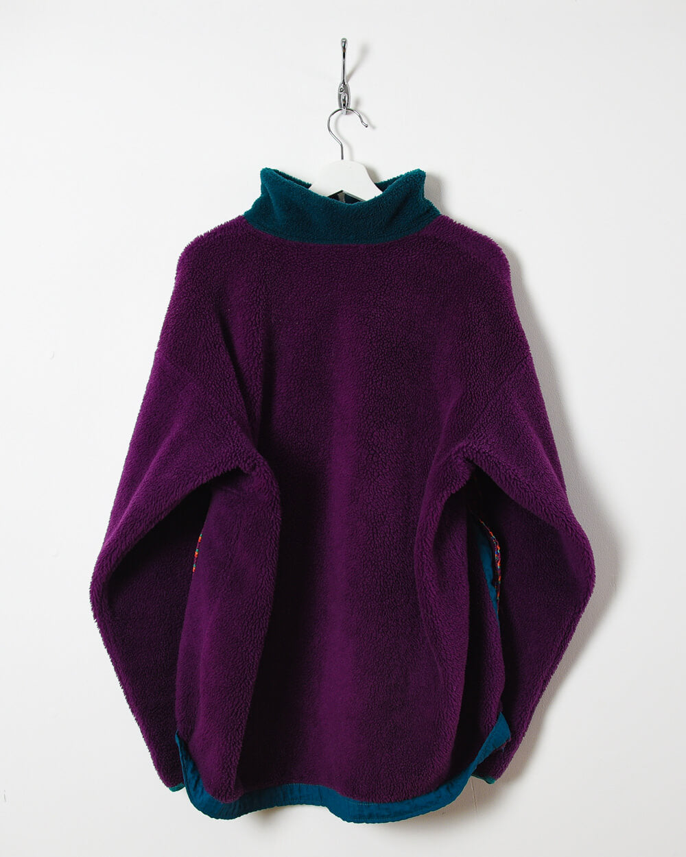 Purple Helly Hansen 1/2 Zip Colour Block Fleece - Large