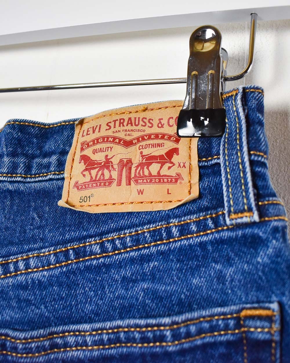 Blue Levi's 501 Jeans - W26 L26