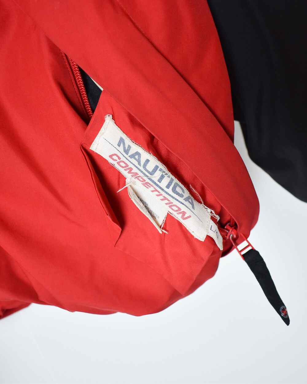 Black Nautica Reversible Puffer Jacket - Large