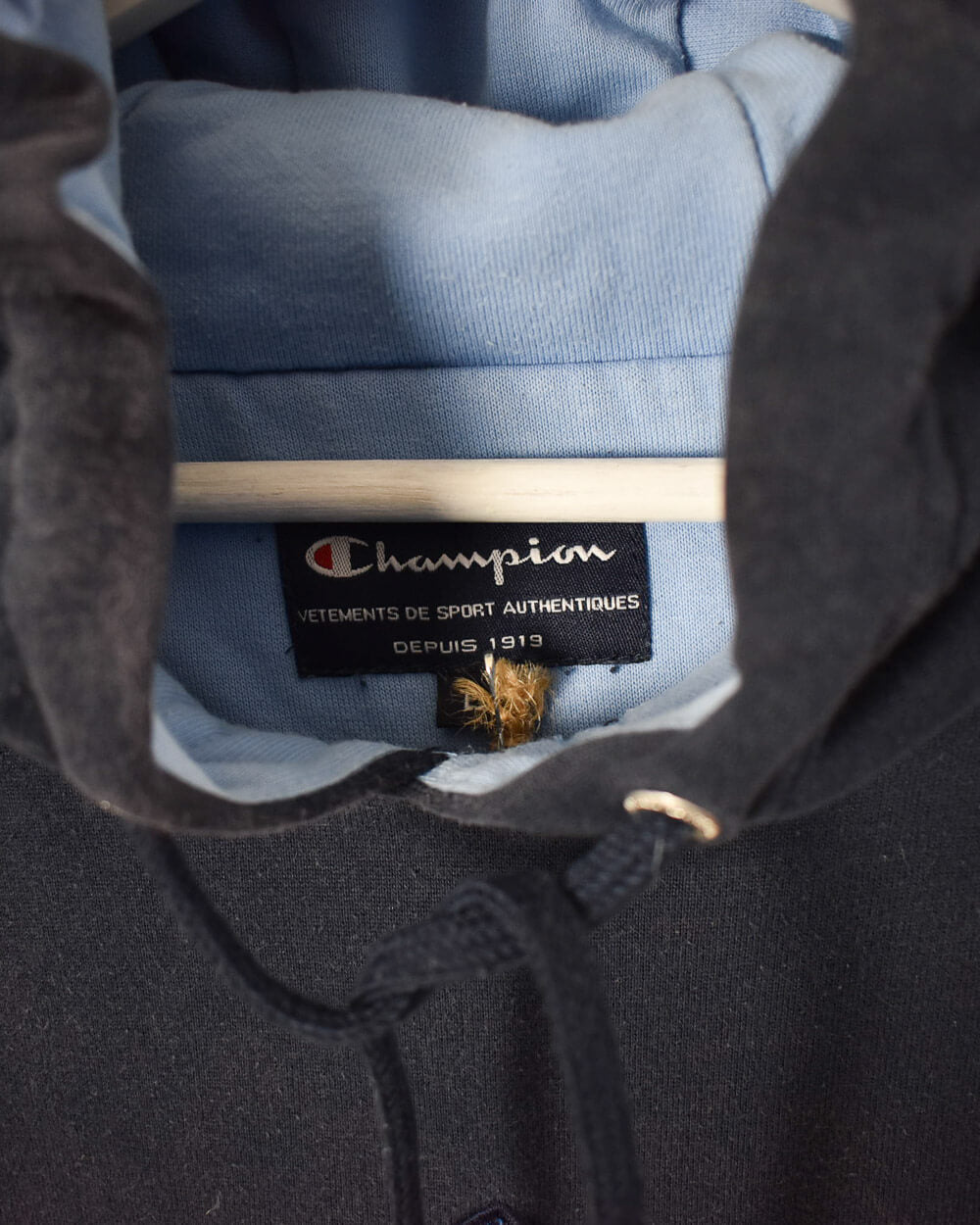 Navy Champion Denver Nuggets Hoodie - Large