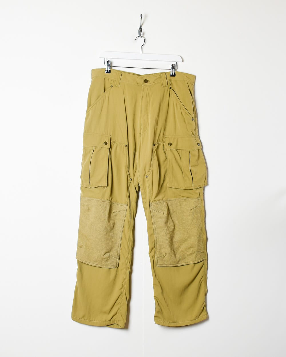 Neutral Carhartt Double Knee Textured Cargo Jeans - W36 L34