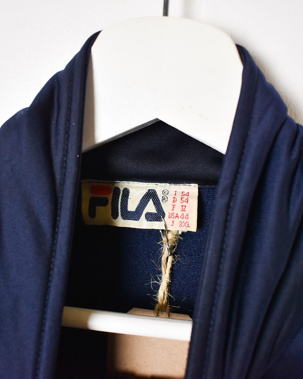 Navy Fila Tracksuit Top - X-Large