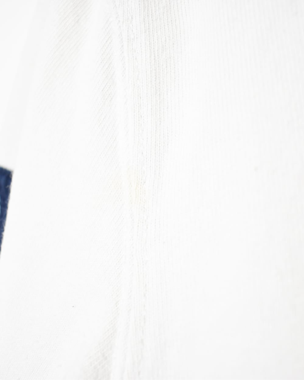 White Polo Ralph Lauren Rugby Shirt - Medium