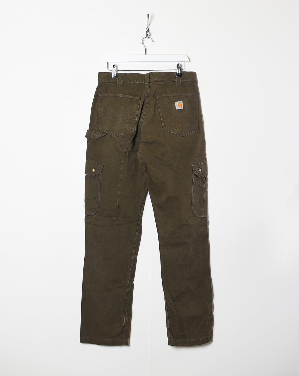 Brown Carhartt Double Knee Carpenter Cargo Jeans - W32 L34