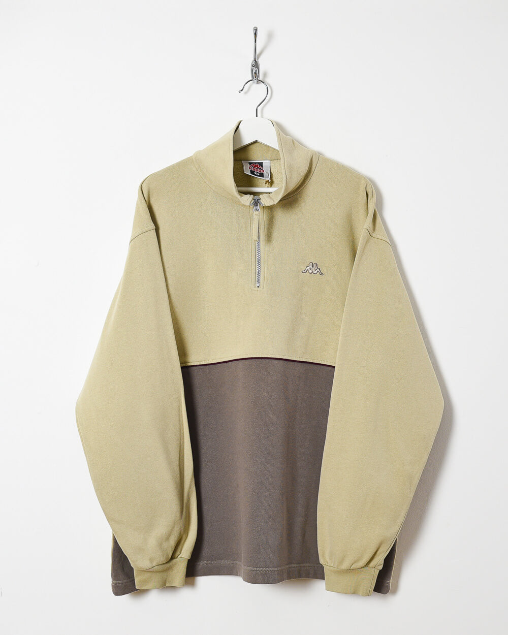 Neutral Kappa 1/4 Zip Sweatshirt - X-Large