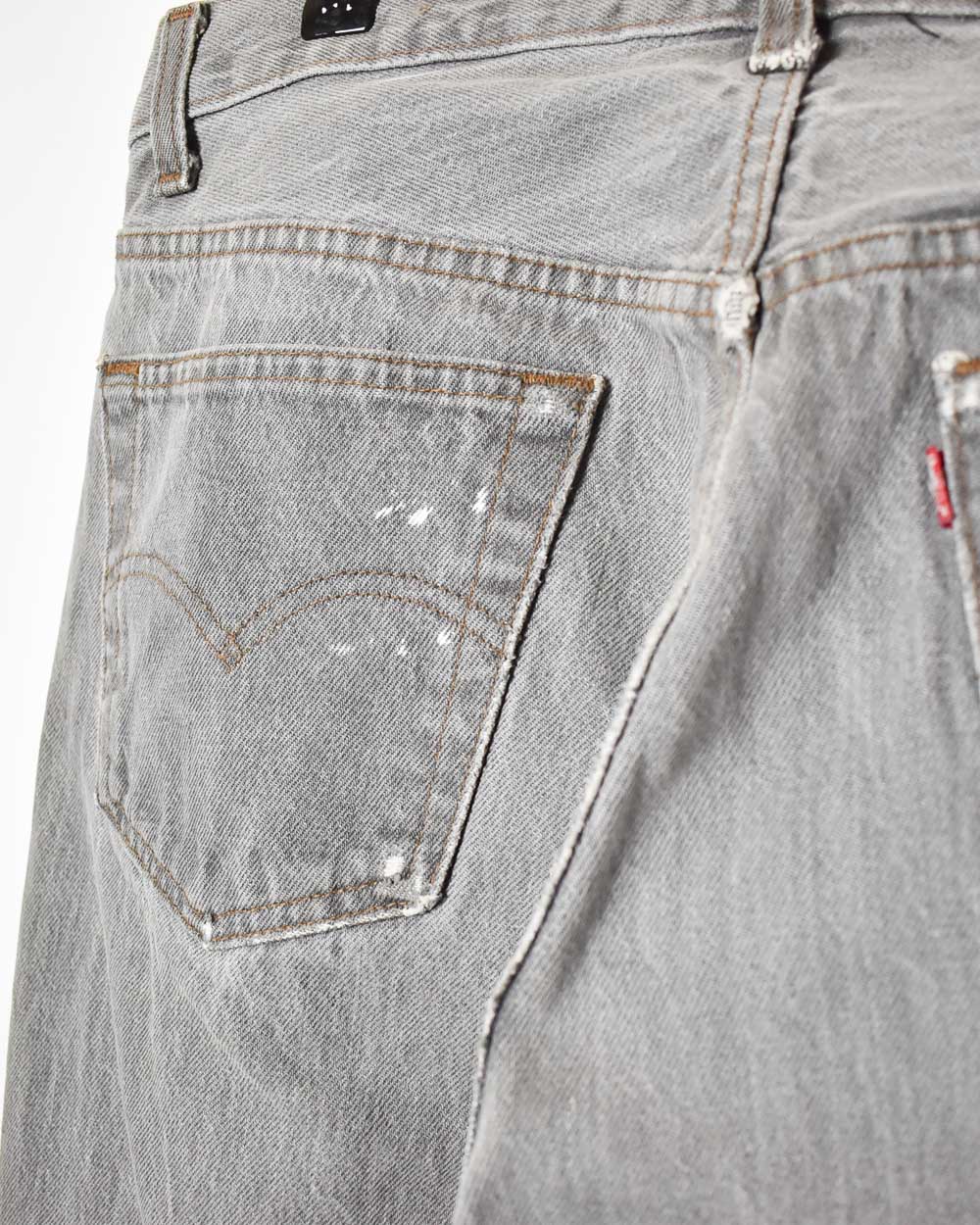 Grey Levi's USA 501 Jeans - W32 L28