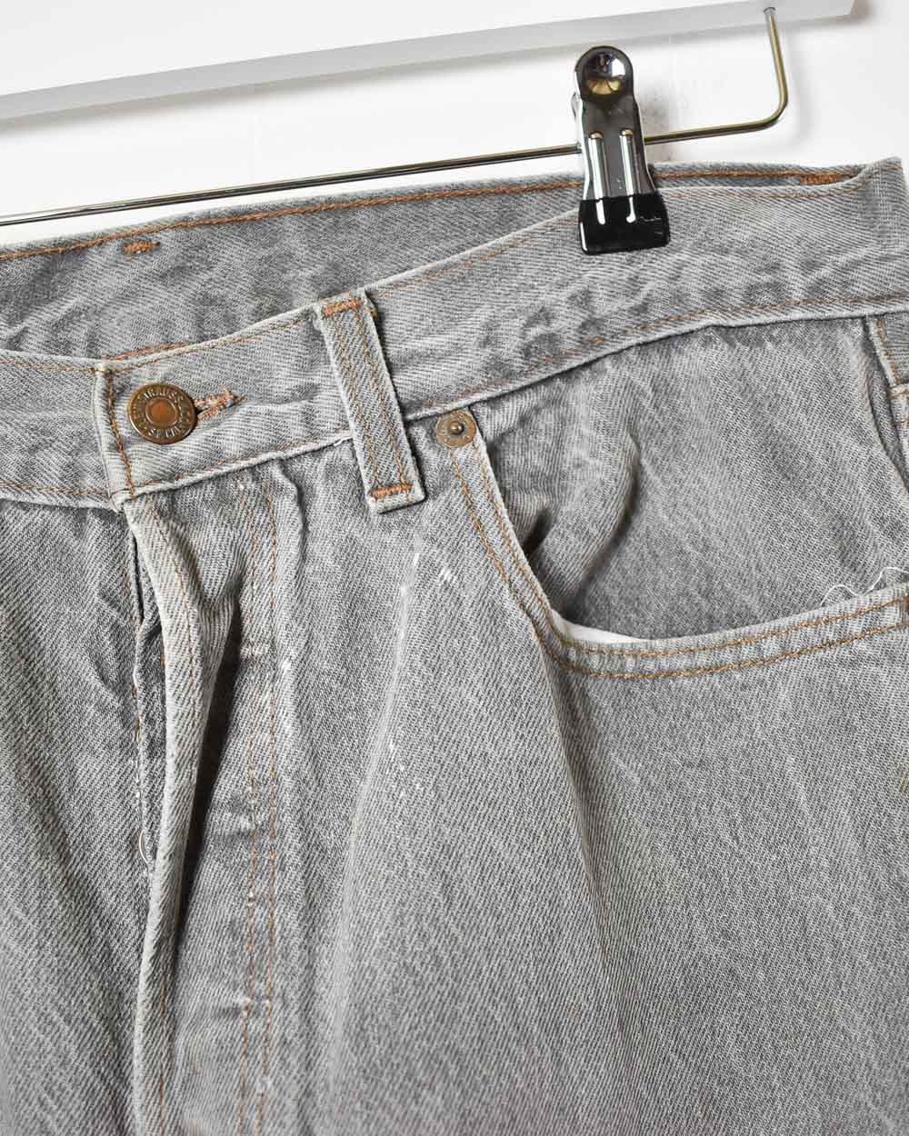 Grey Levi's USA 501 Jeans - W32 L28