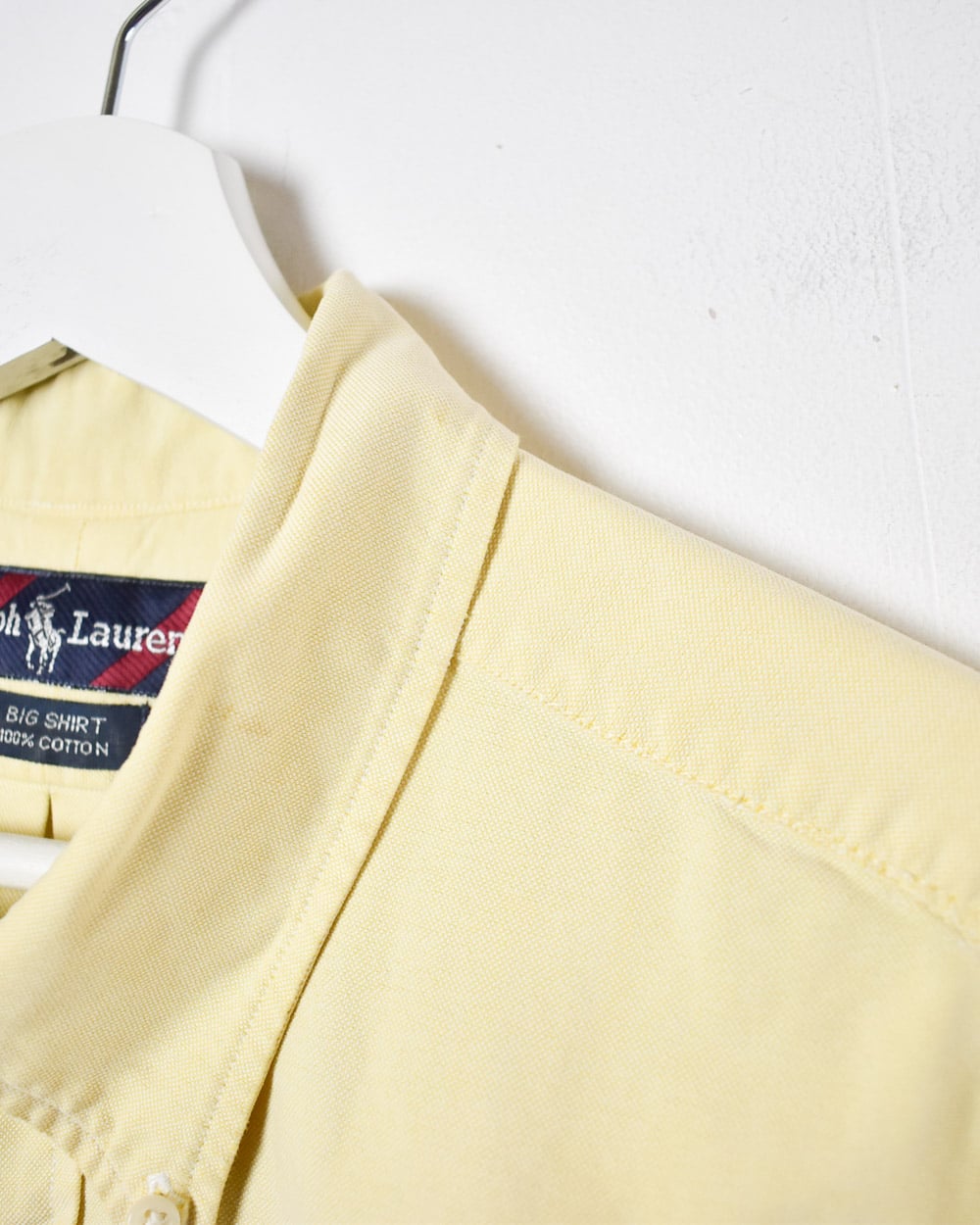 Yellow Polo Ralph Lauren Big Short Sleeved Shirt - XX-Large