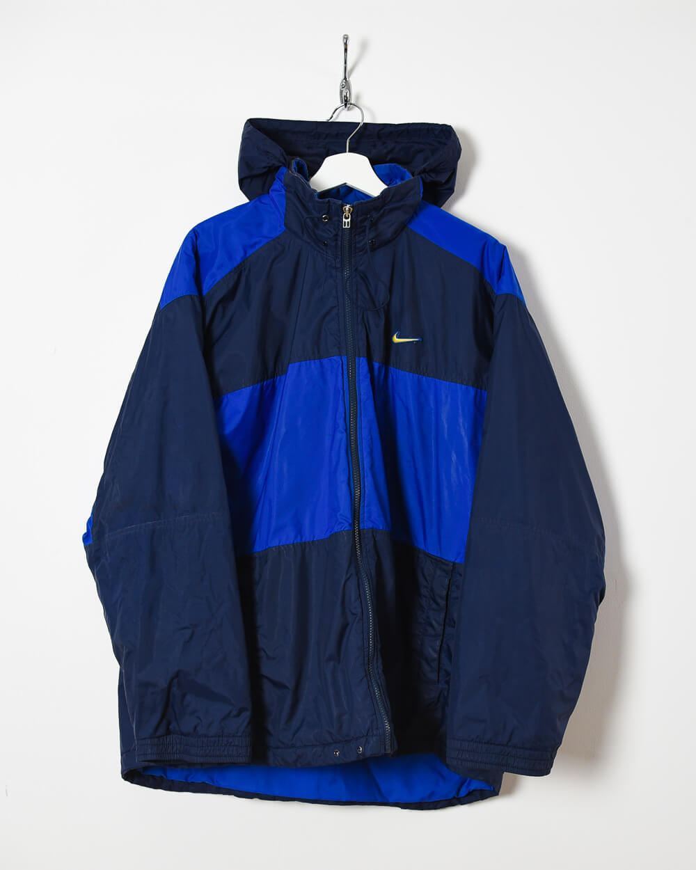 Navy Nike Hooded Winter Coat - Large