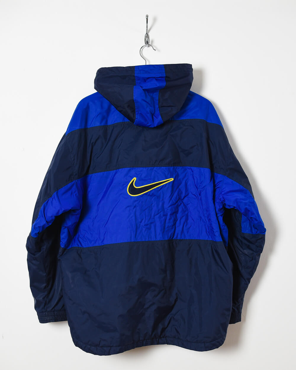 Navy Nike Hooded Winter Coat - Large