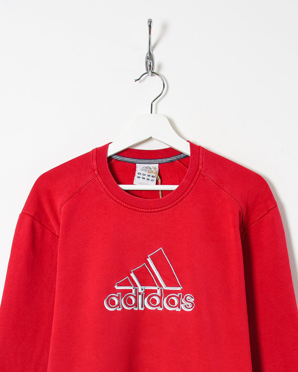 Red Adidas Sweatshirt - Large