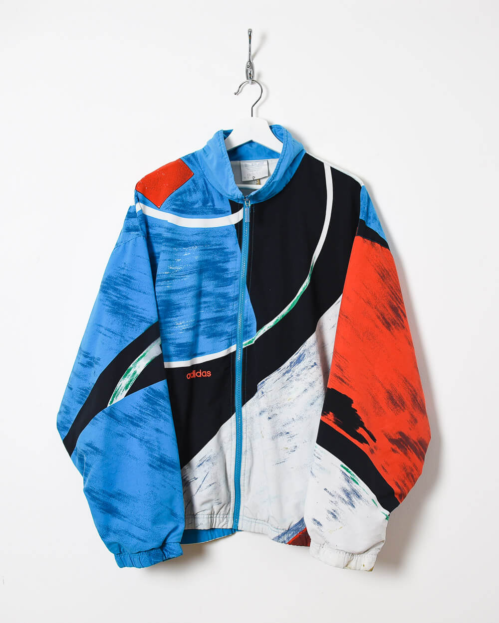 Blue Adidas Windbreaker Jacket - Large