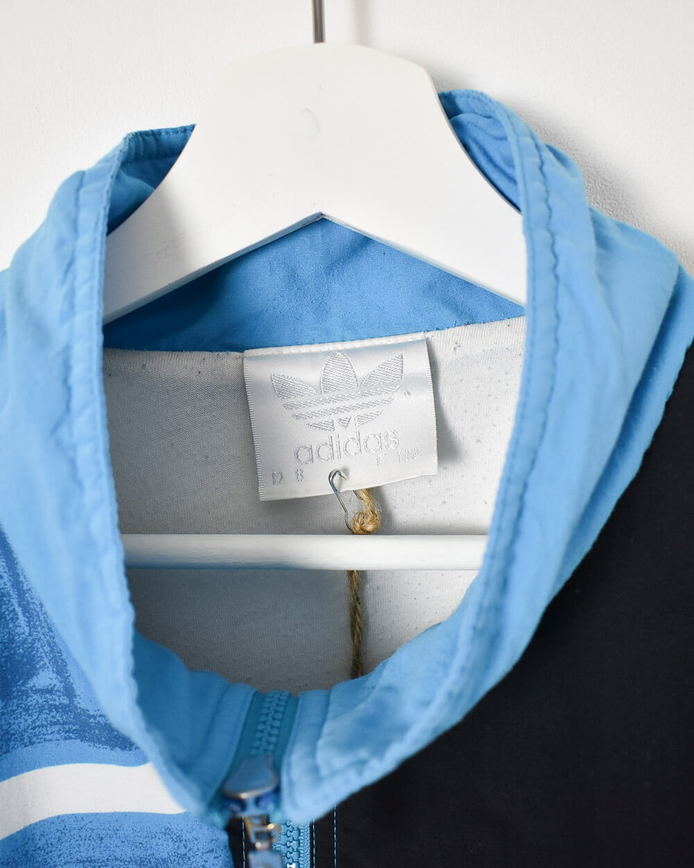 Blue Adidas Windbreaker Jacket - Large