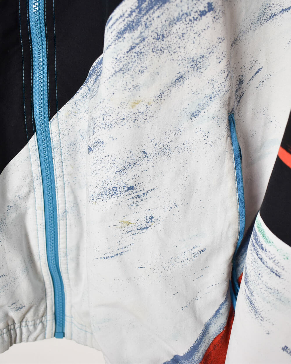 Blue Adidas Windbreaker Jacket - Large