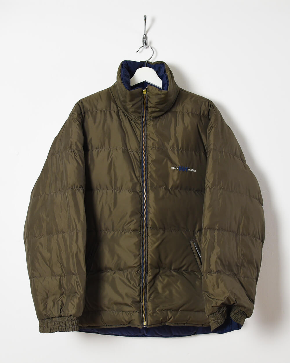 Navy Helly Hansen Reversible Puffer Jacket - Large