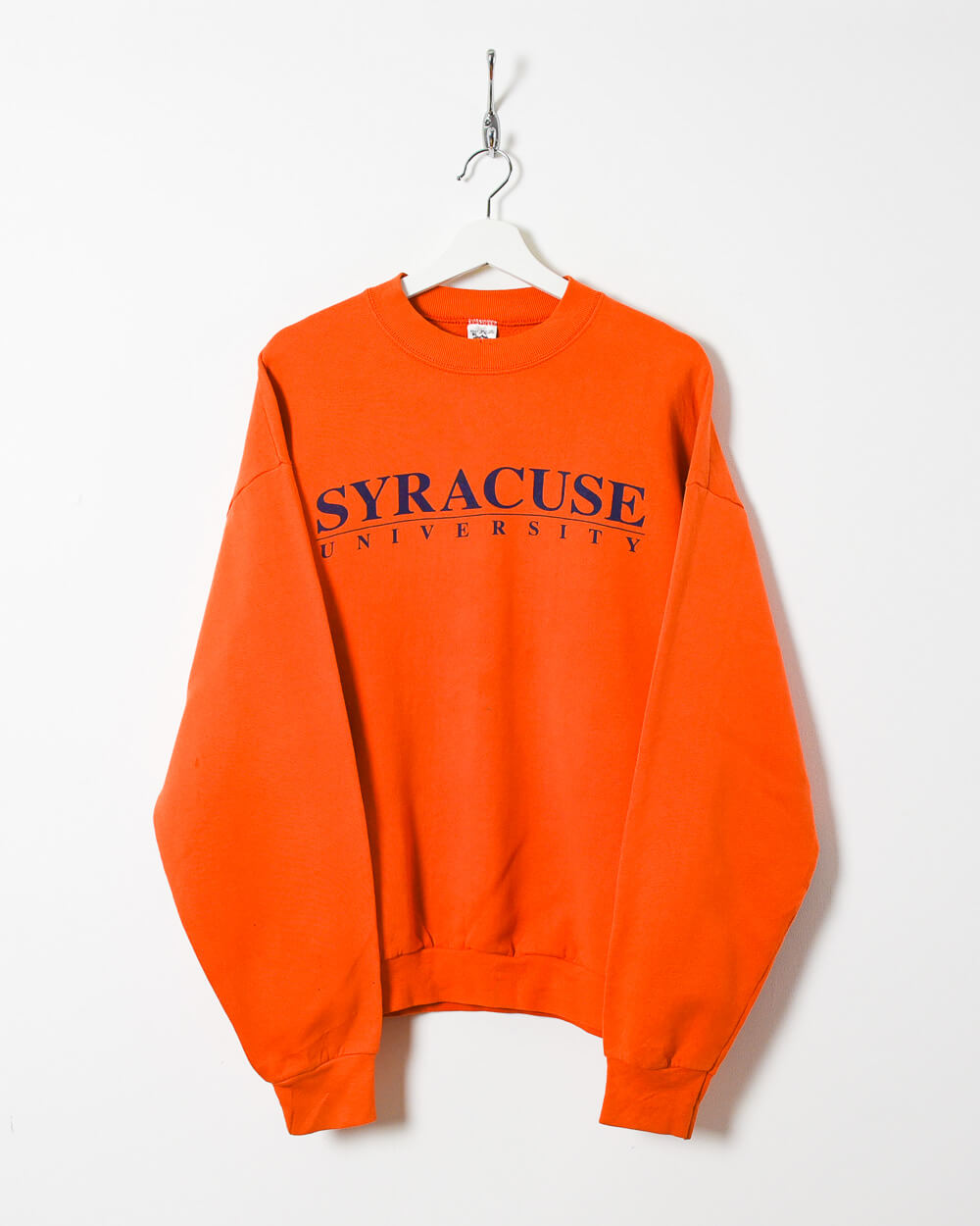 Orange Fruit of The Loom Syracuse University Sweatshirt - Large