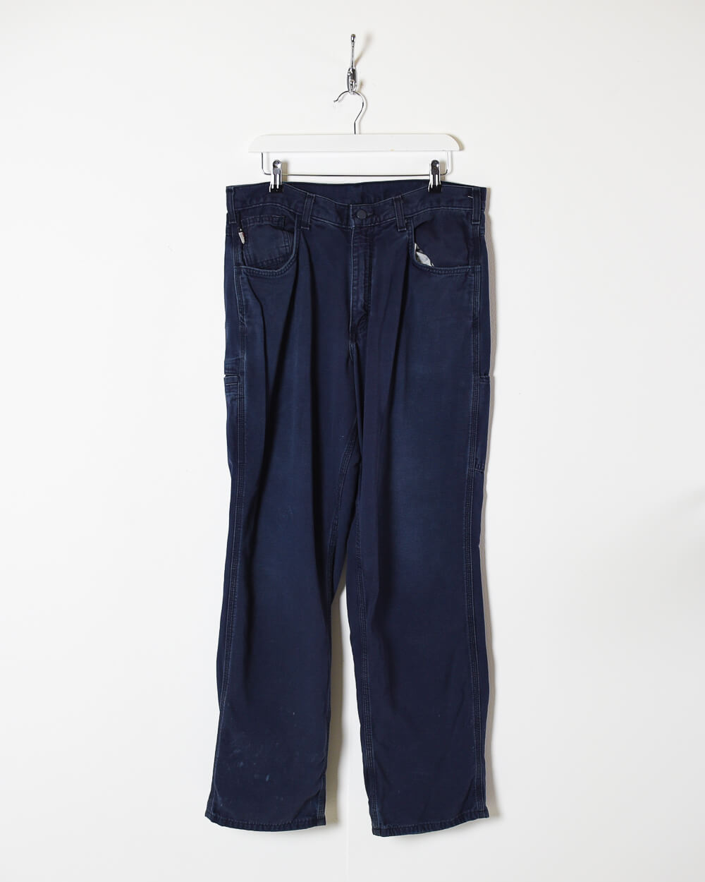 Navy Carhartt Heavyweight FR Carpenter Jeans - W34 L32