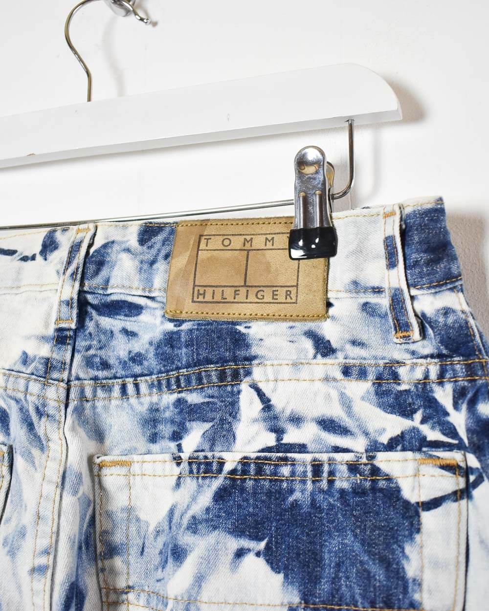 Blue Hilfiger Red Label Denim Acid Washed Cut-Off Jeans - W31