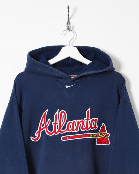 Nike, Jackets & Coats, Atlanta Braves Nike Zip Hoodie