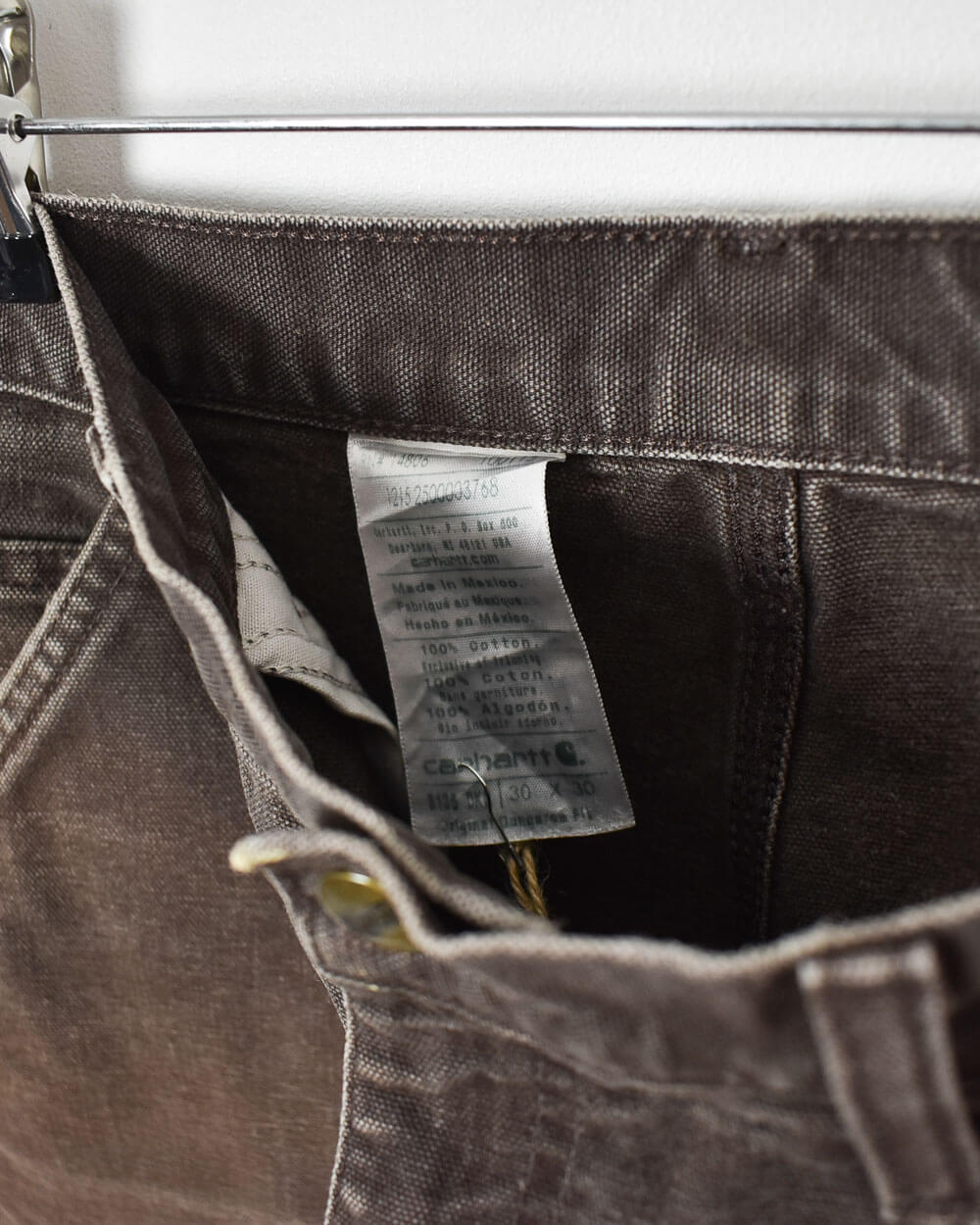 Brown Carhartt Double Knee Jeans - W30 L30