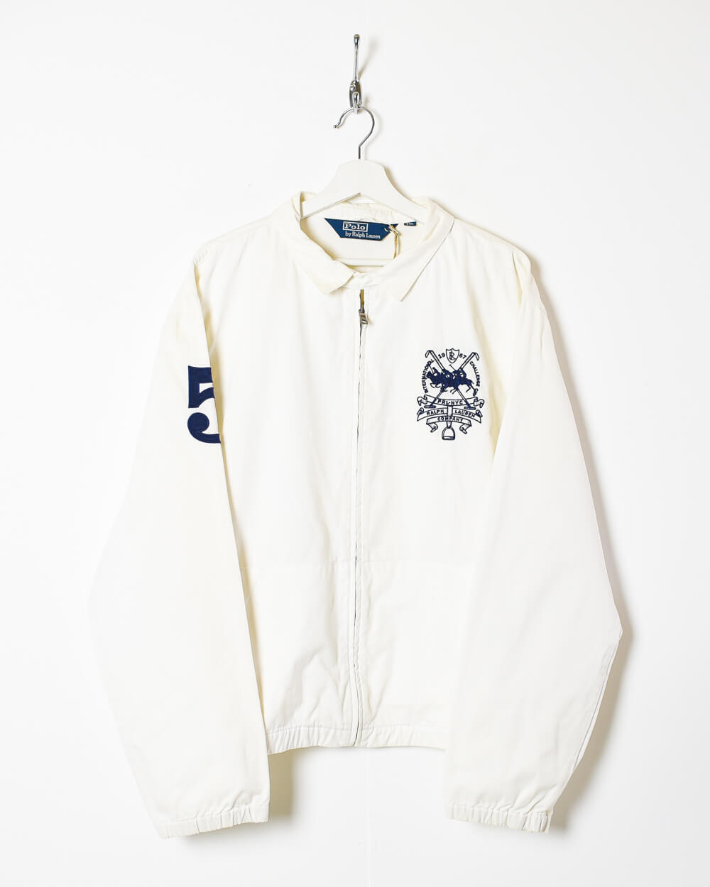 White Ralph Lauren Harrington Jacket - X-Large