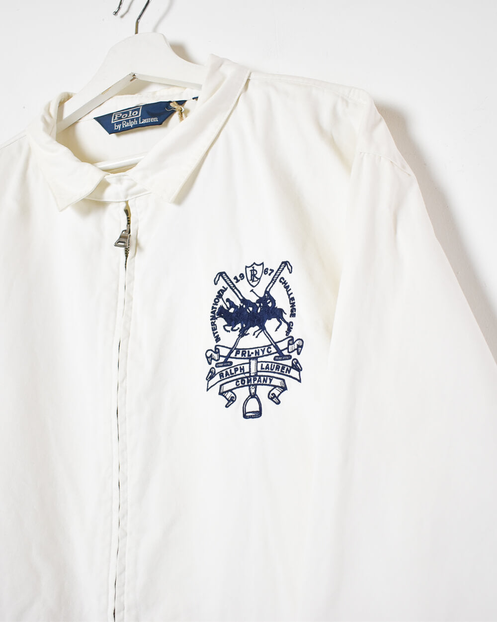 White Ralph Lauren Harrington Jacket - X-Large