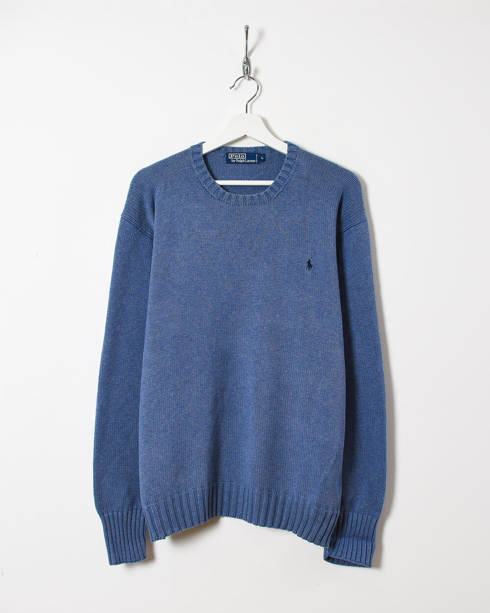 Blue Ralph Lauren Knitted Sweatshirt - Large