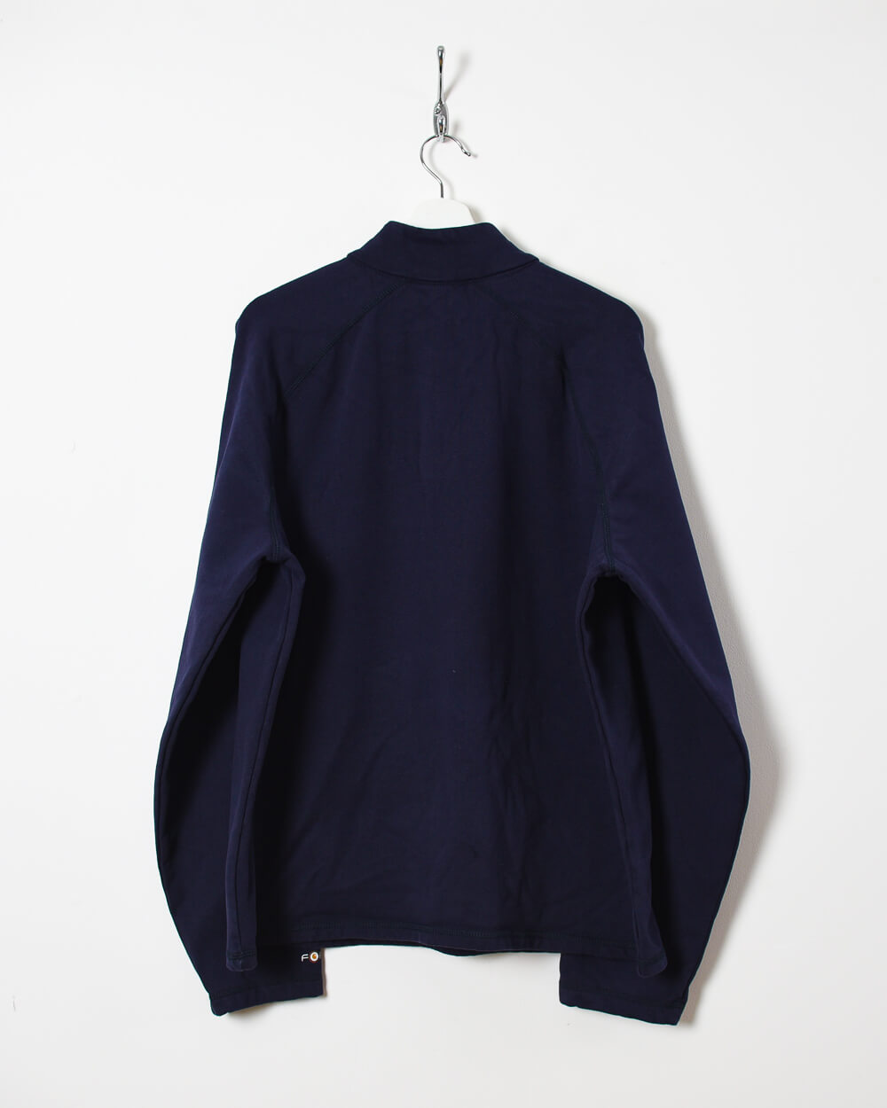 Navy Carhartt Fire Resistant 1/4 Zip Sweatshirt - Large