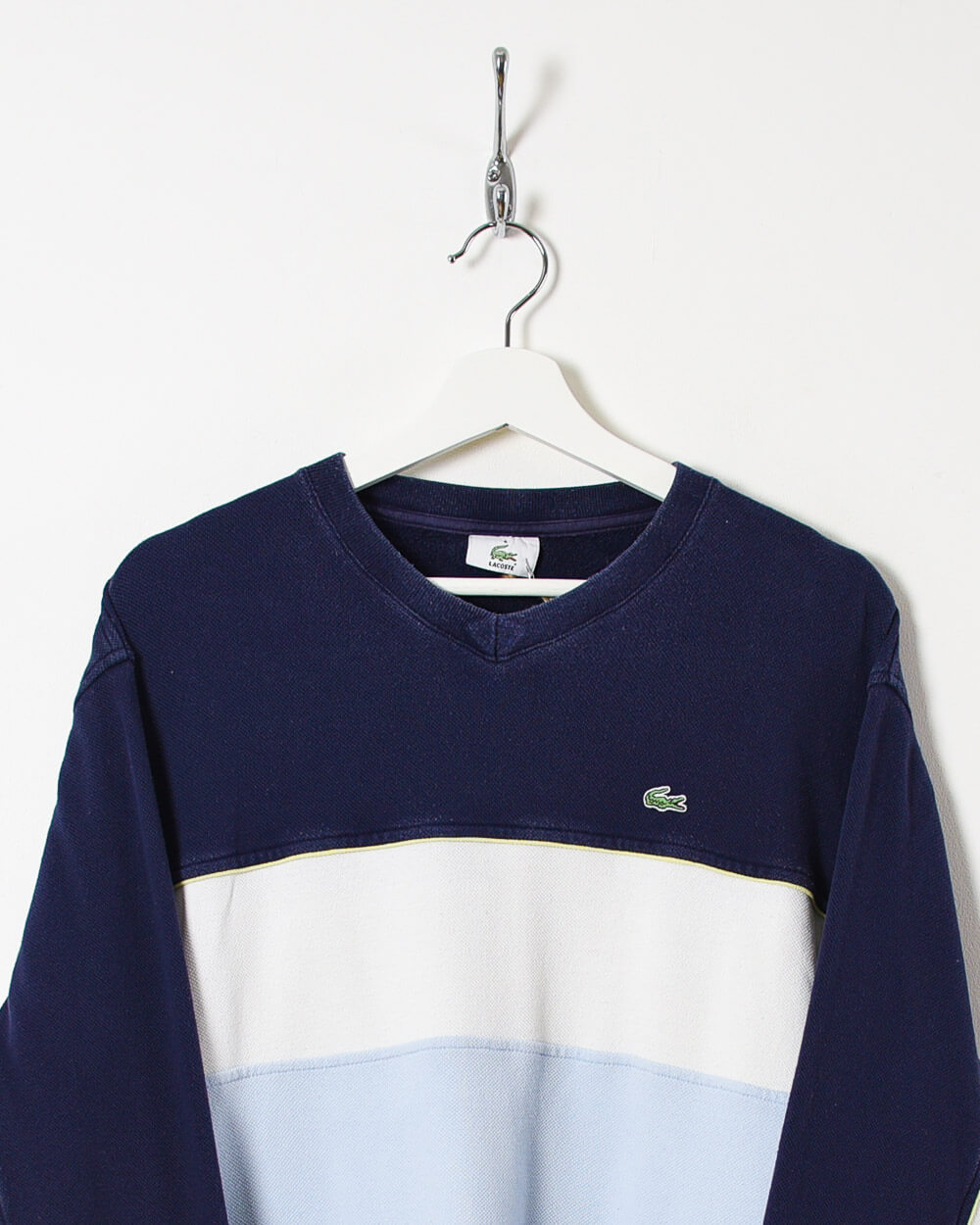 Navy Chemise Lacoste Sweatshirt - Large