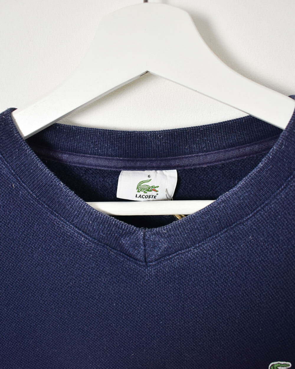 Navy Chemise Lacoste Sweatshirt - Large