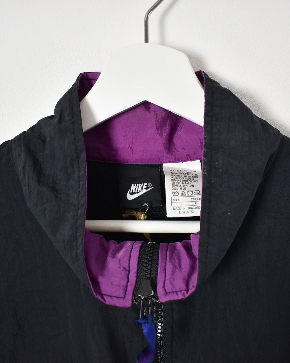 Black Nike Windbreaker Jacket - Large