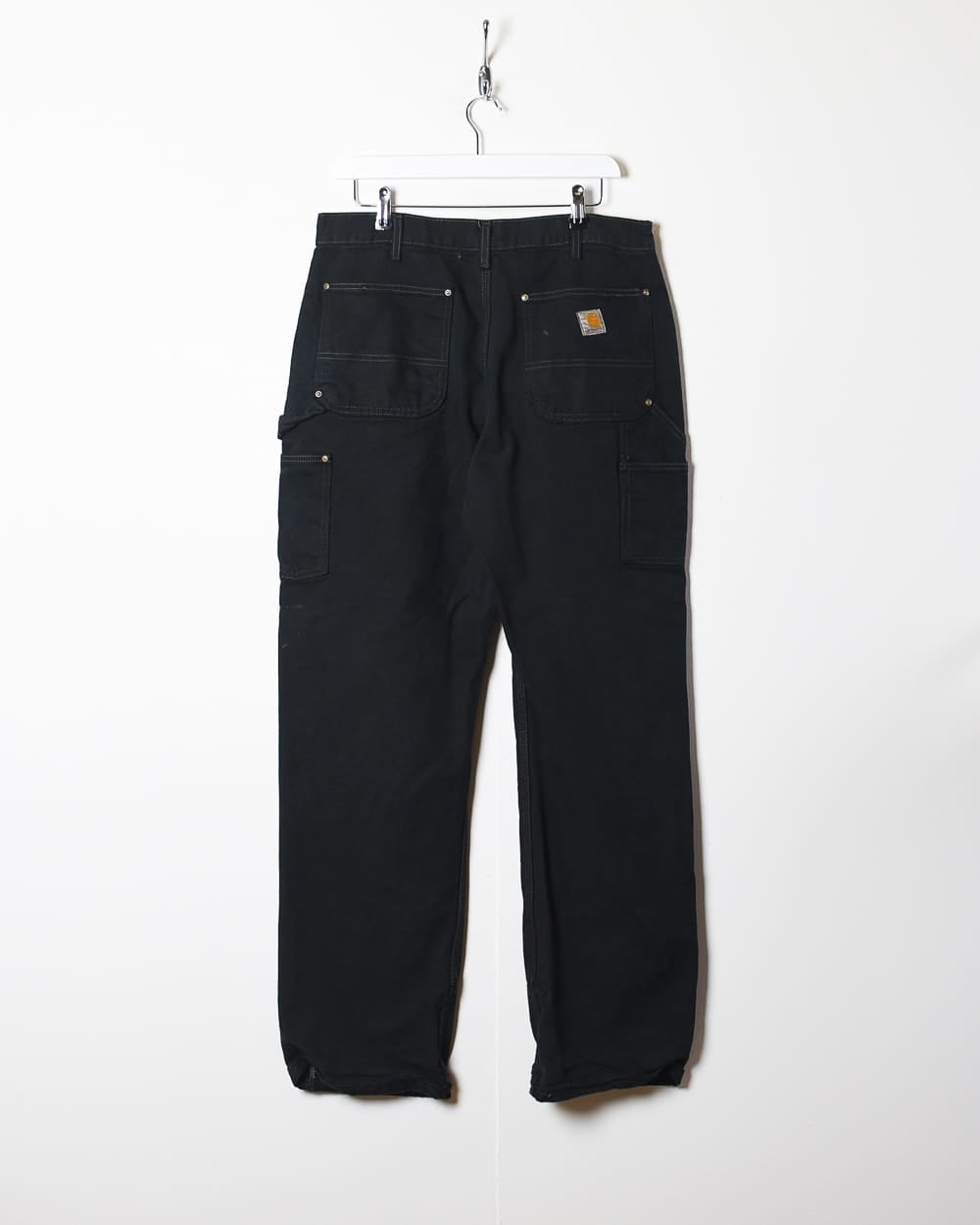 Black Carhartt Double Knee Carpenter Jeans - W34 L32