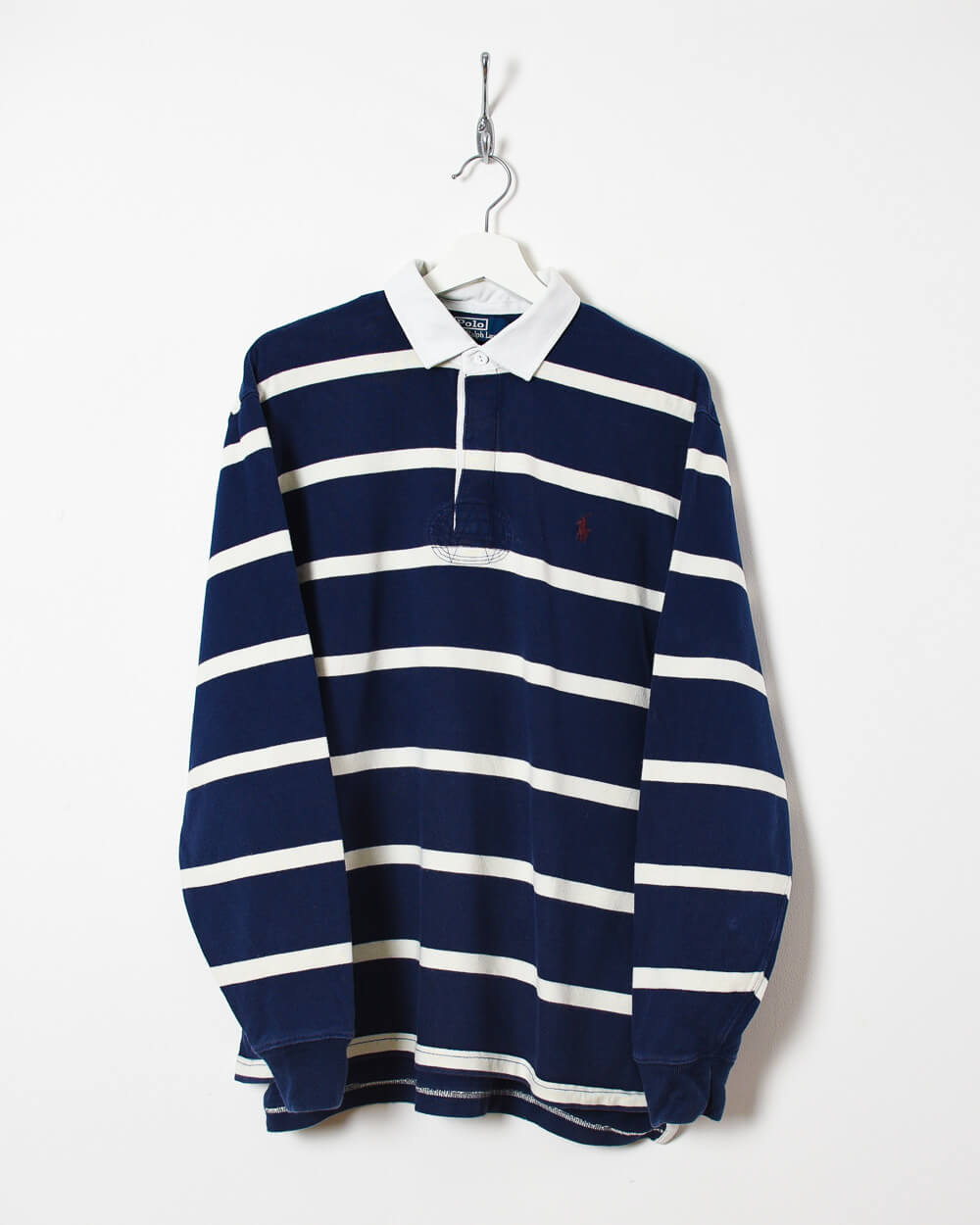 Navy Ralph Lauren Rugby Shirt - Large
