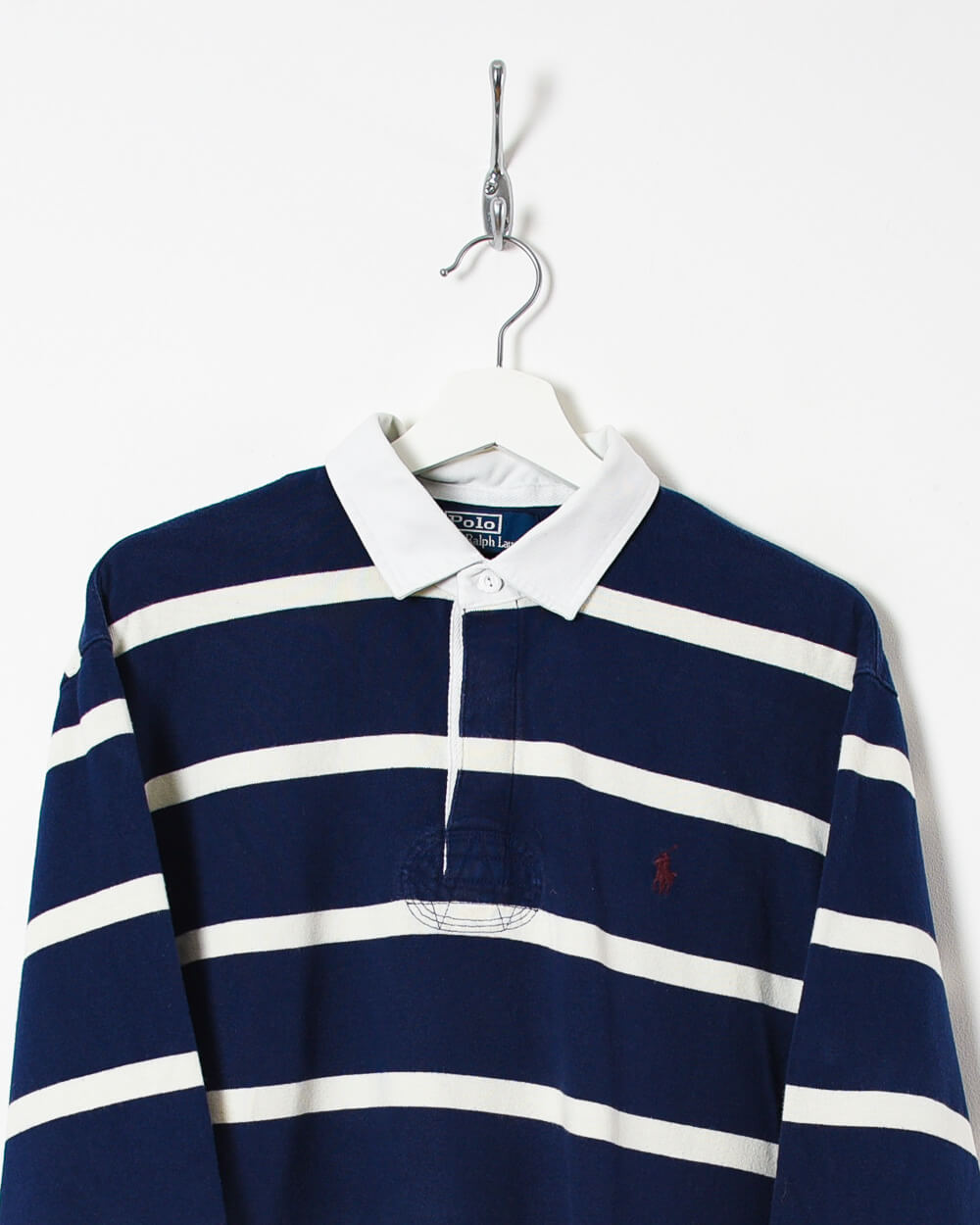 Navy Ralph Lauren Rugby Shirt - Large
