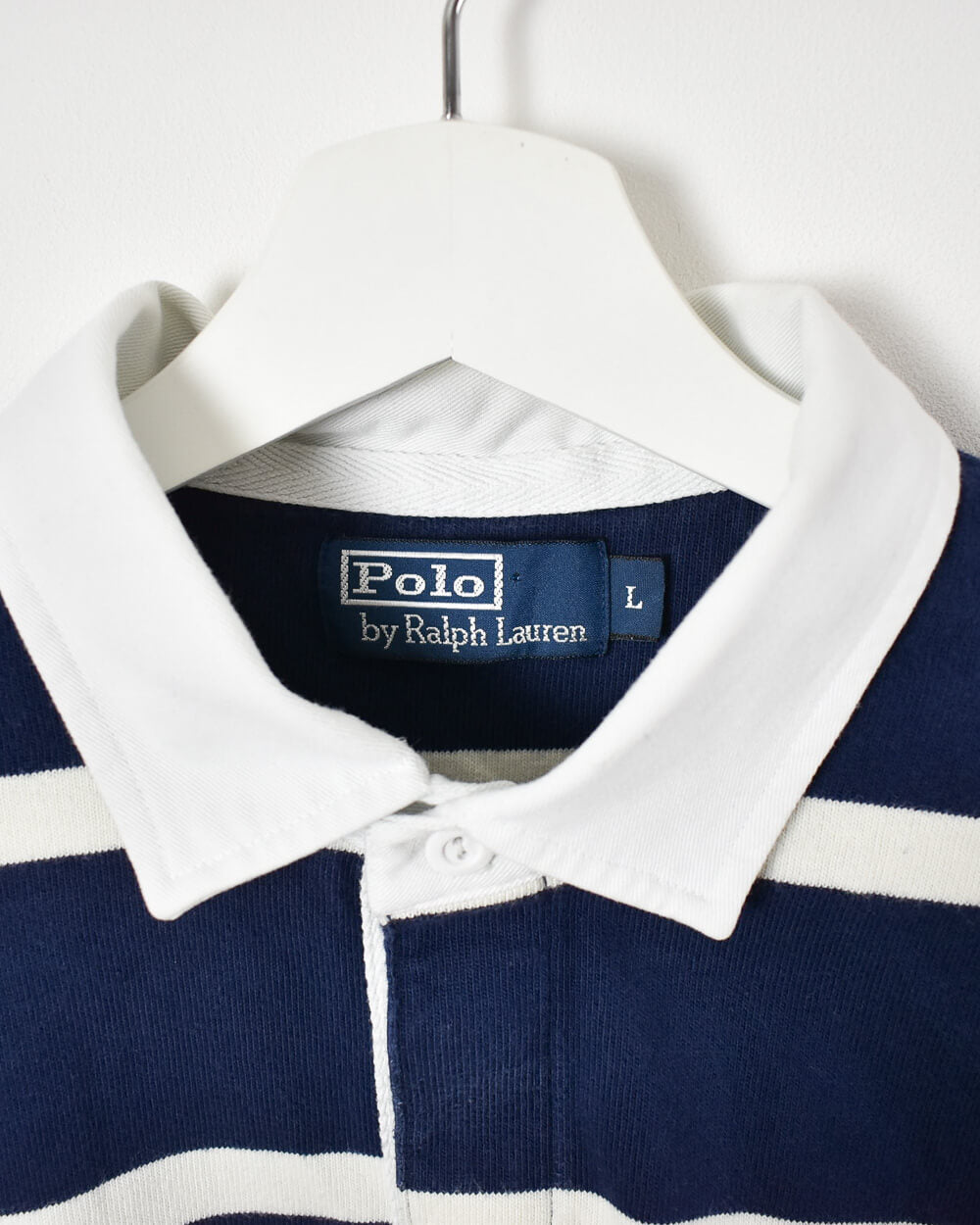 Navy Ralph Lauren Rugby Shirt - Large