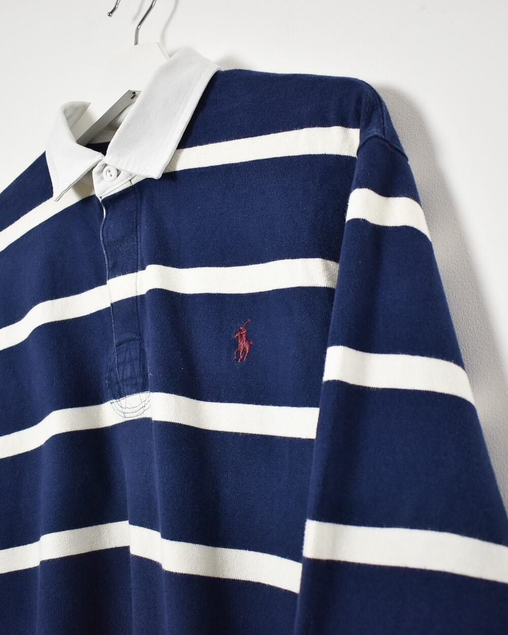 Navy Ralph Lauren Rugby Shirt - Large